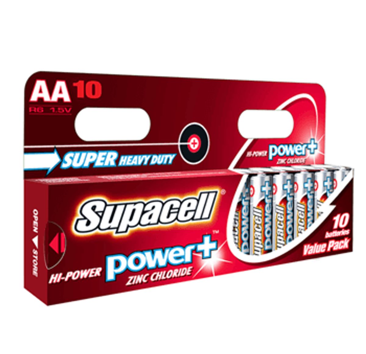 Supacell AA Batterier, 10 stk