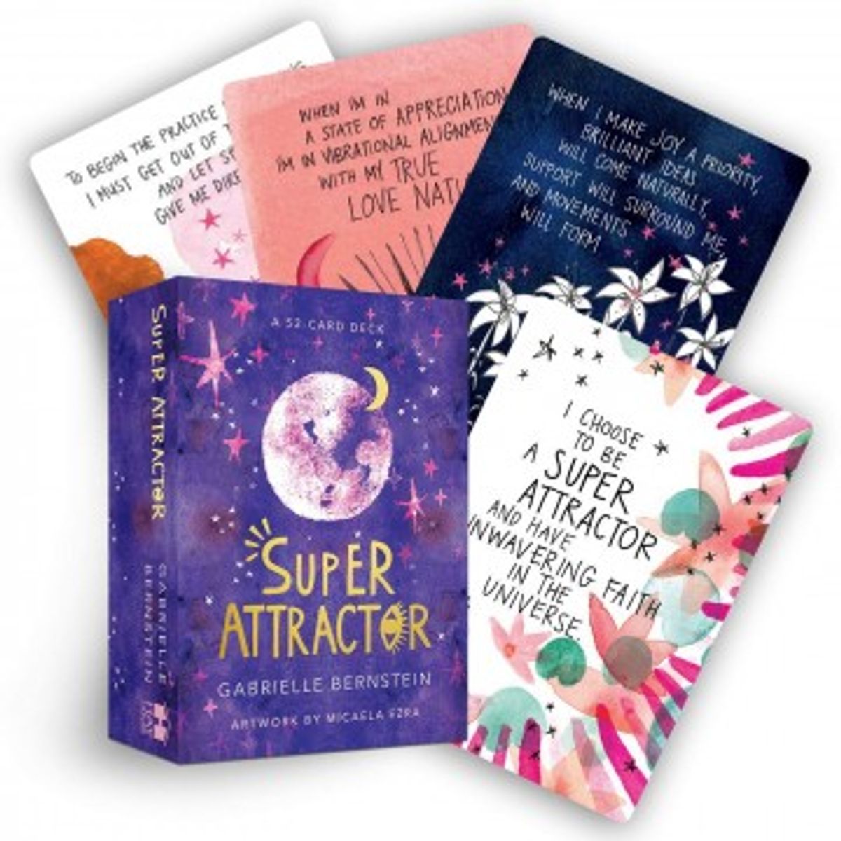 Super Attractor Cards - Gabrielle Bernstein - Orakelkort og Englekort på engelsk - GodKarmaShop