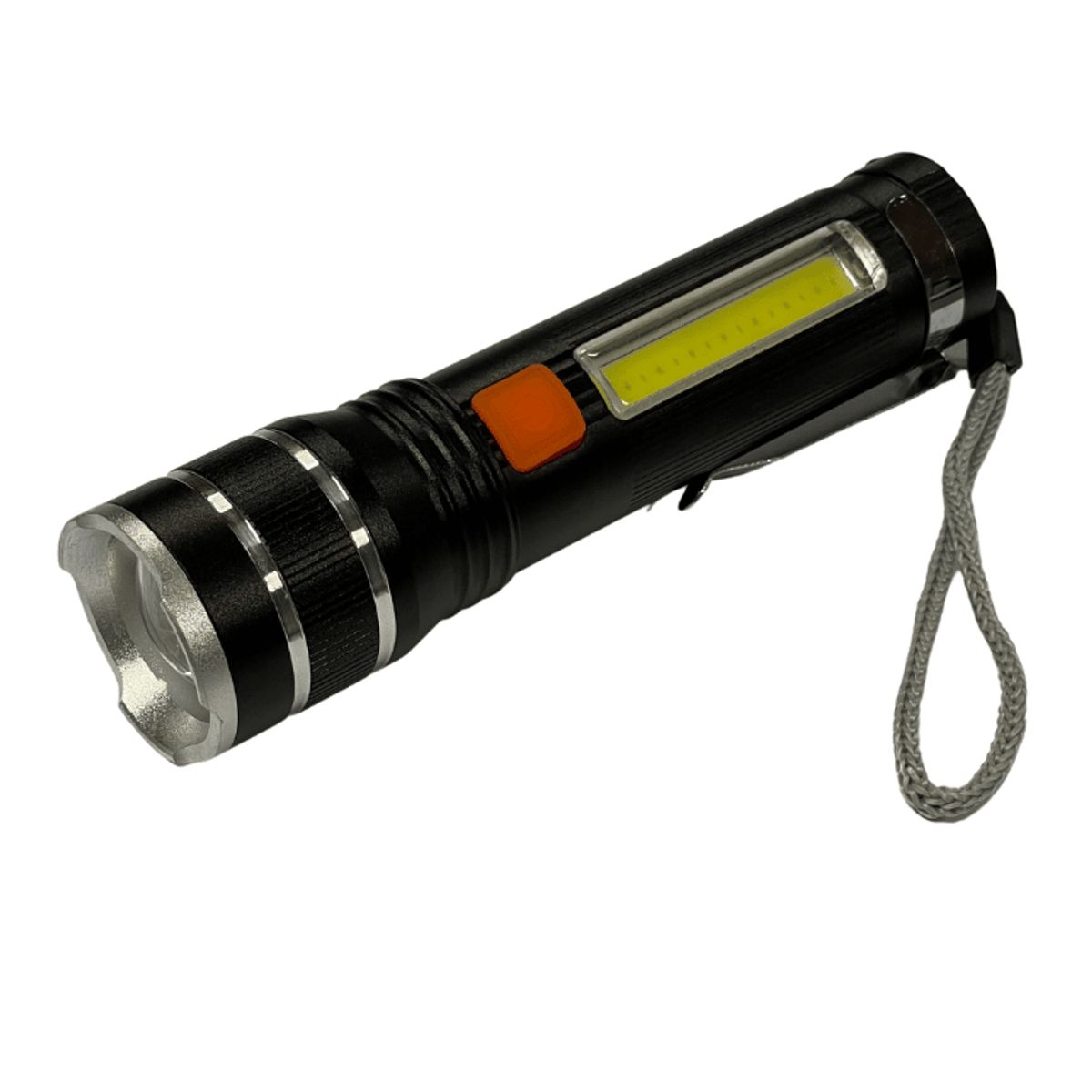 Super kraftig lommelygte med Zoom funktion- Lyser 3-500 meter - 1000 Lumen - iHero