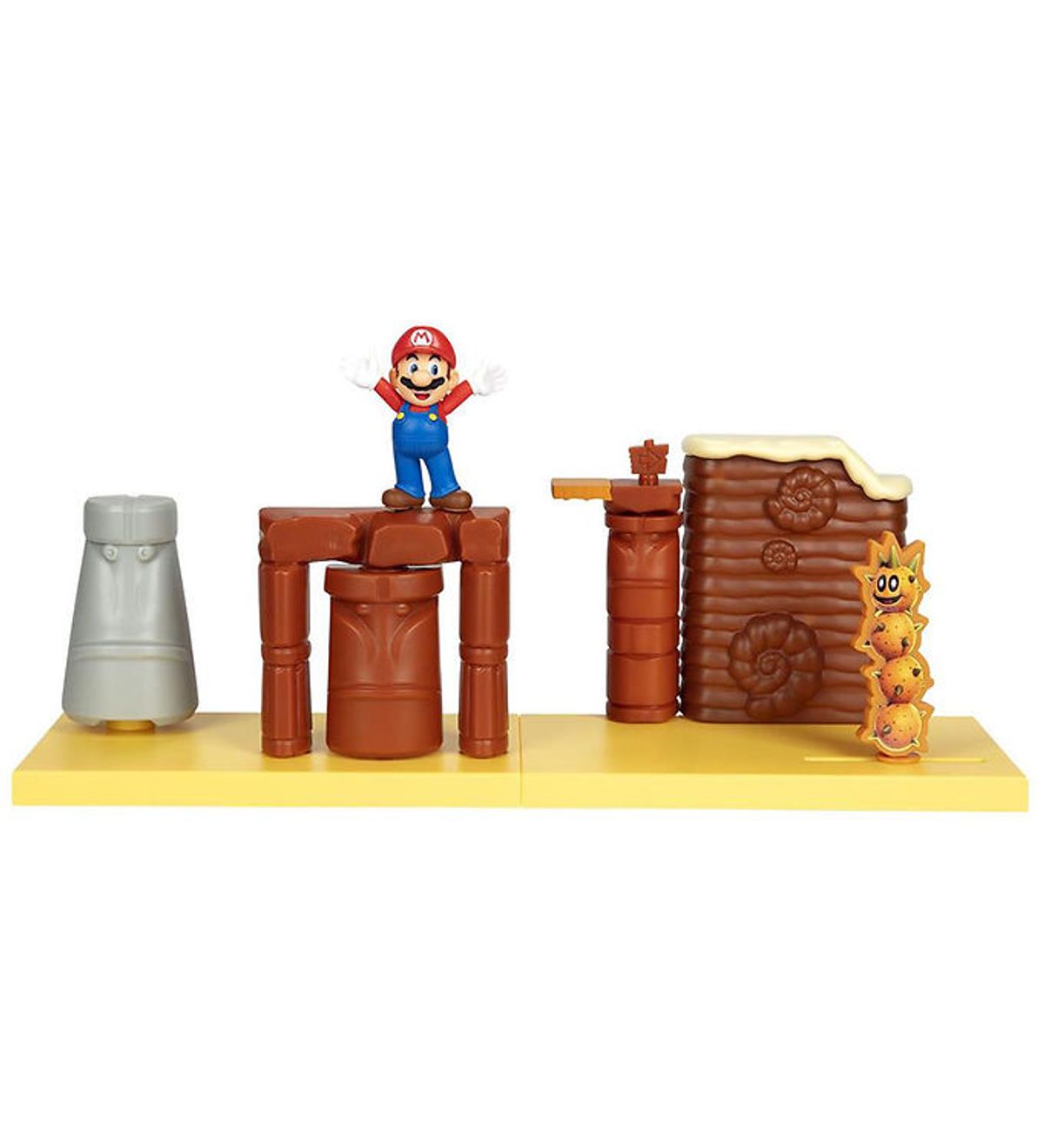 Super Mario Legesæt - Desert Playset - 7 Dele