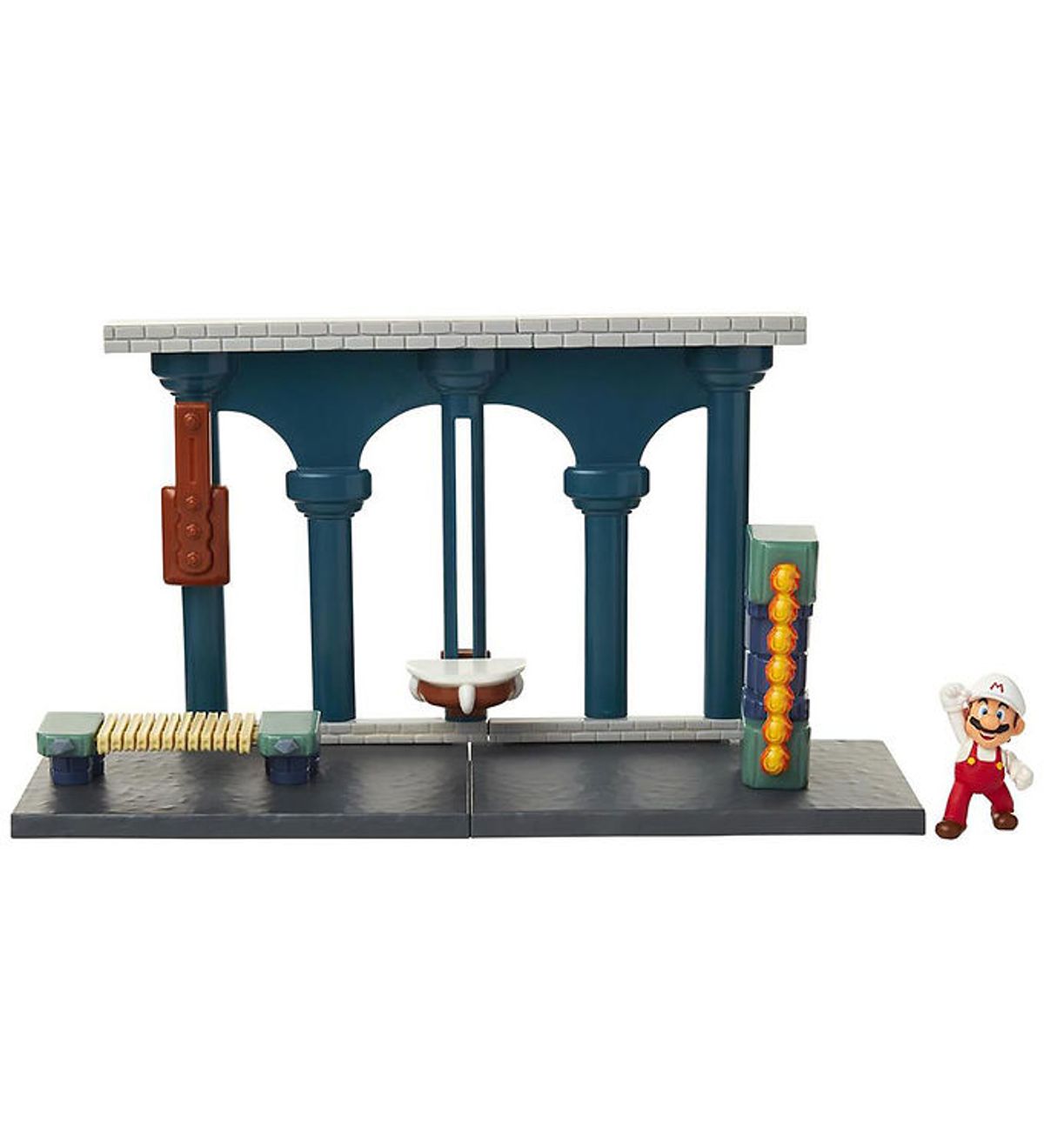 Super Mario Legesæt - Lava Castle Playset - 7 Dele