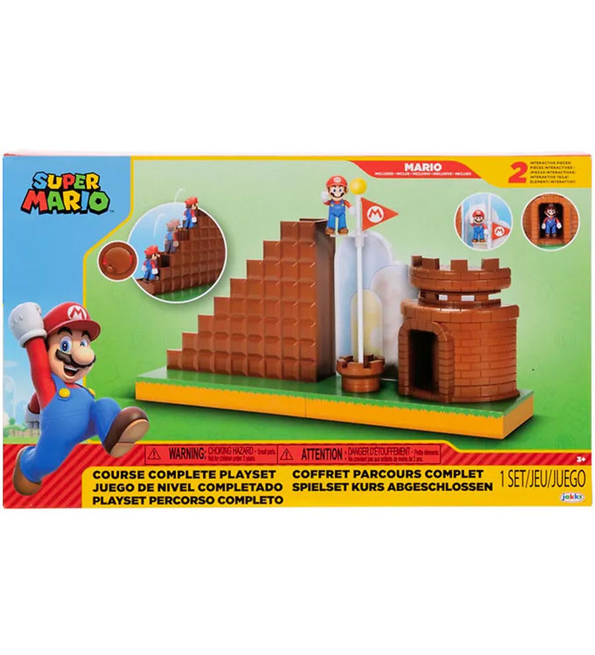 Super Mario - Nintendo Super Mario 2.5 Level End Playset