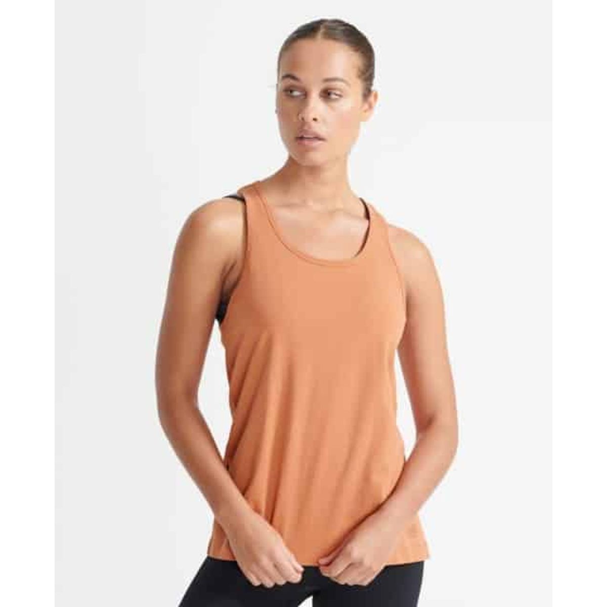 SuperDry Sport - Flex Organic Cotton Tank Top - Autumn Leaf Orange L