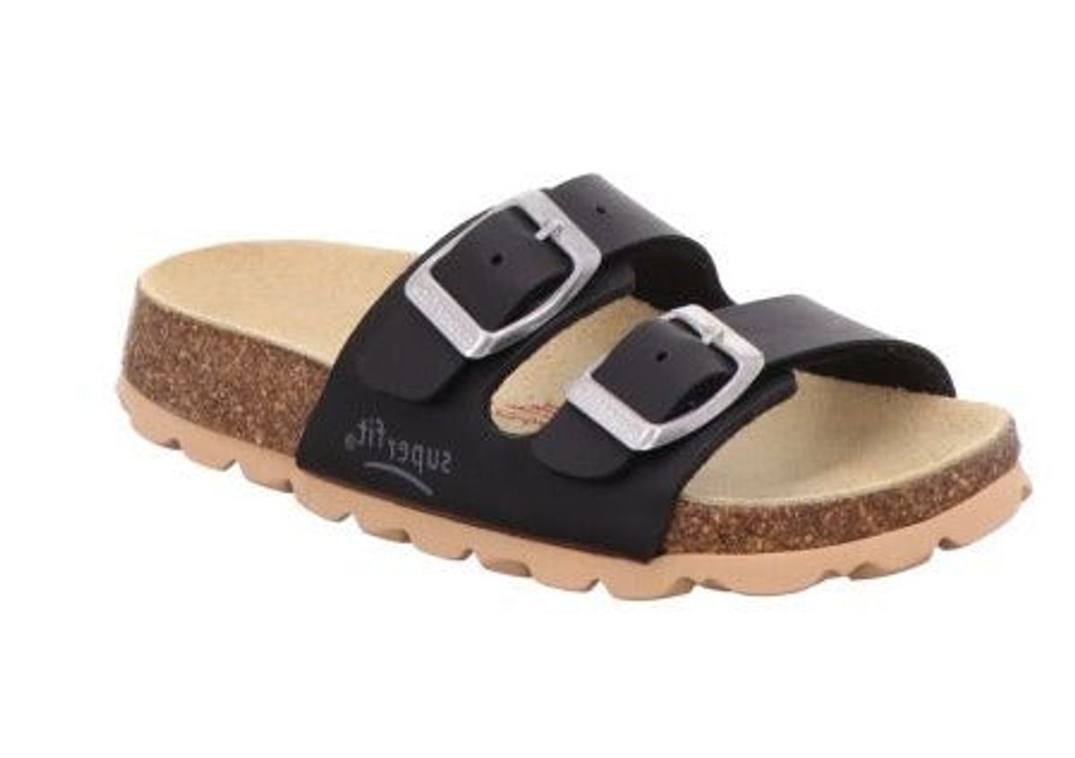 Superfit - Slippers til børn , 0-800111-0000, Sort - 30