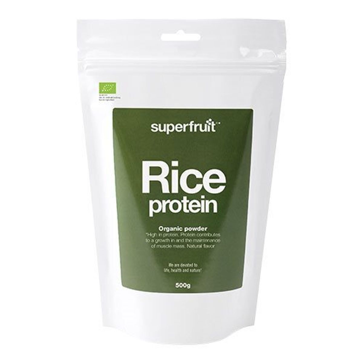 Superfruit Rice Protein Powder Ø, 500g.