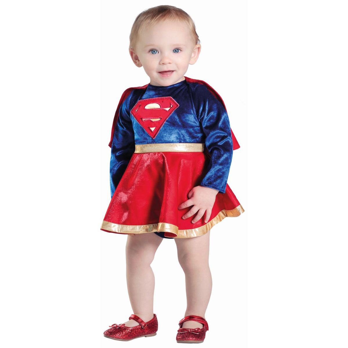 Supergirl Baby Udklædningstøj (Str. 6-12M/12 MONTHS (6-12))