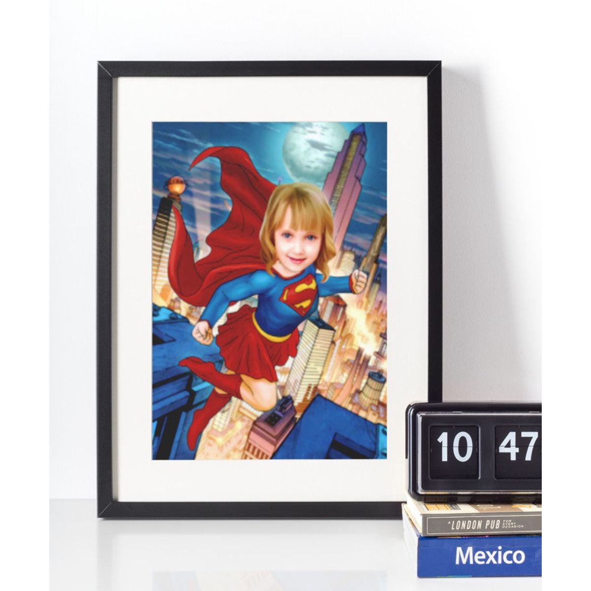 Supergirl - karikaturtegning efter dine fotos