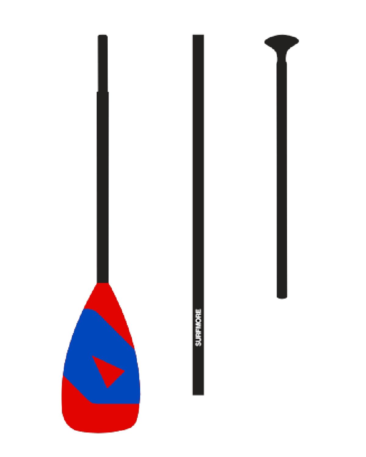 SURFMORE Alu SUP Paddle 3-delt