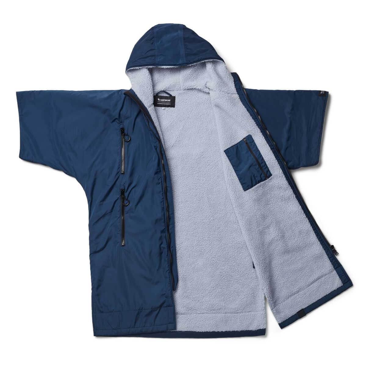 SURFMORE Change Robe Short Sleeve - Navy