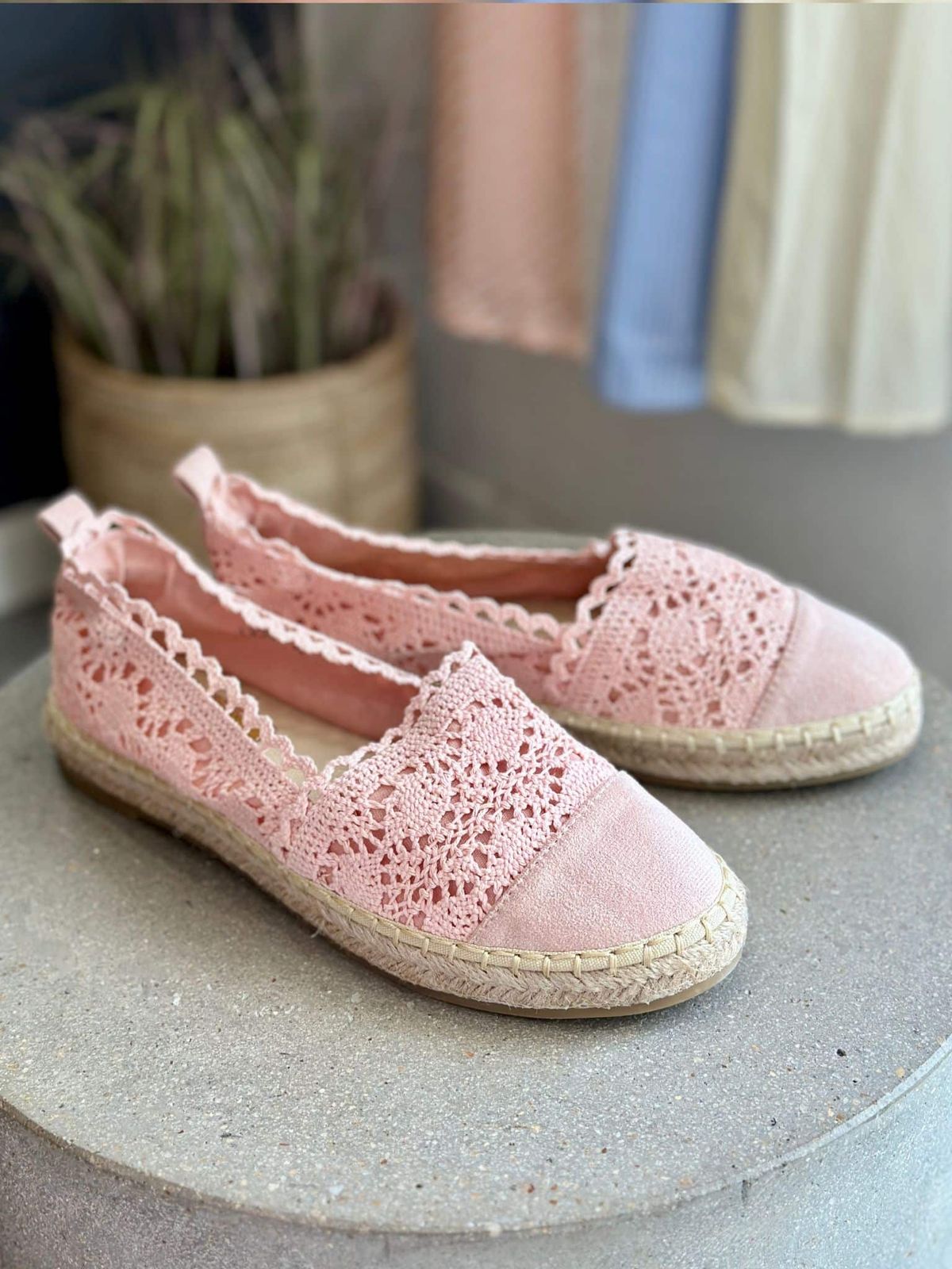 Susan Espadrillos blonde - Pink 37