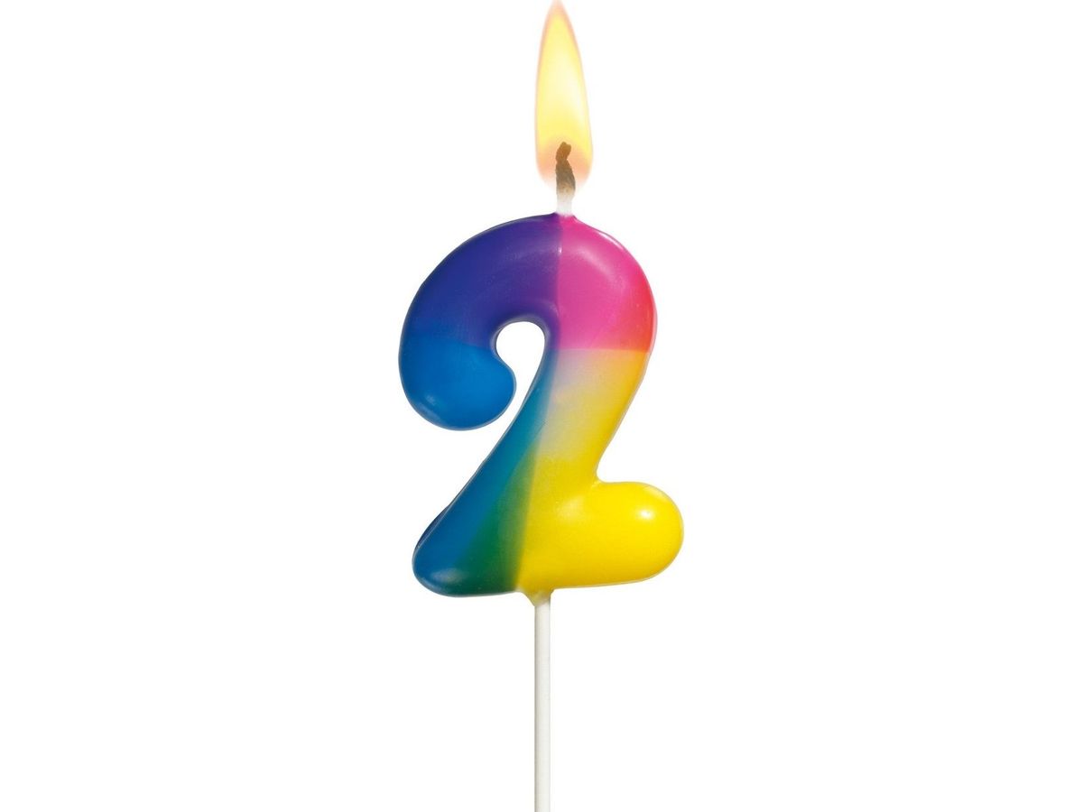 Susycard Candle '2' 1 Stk