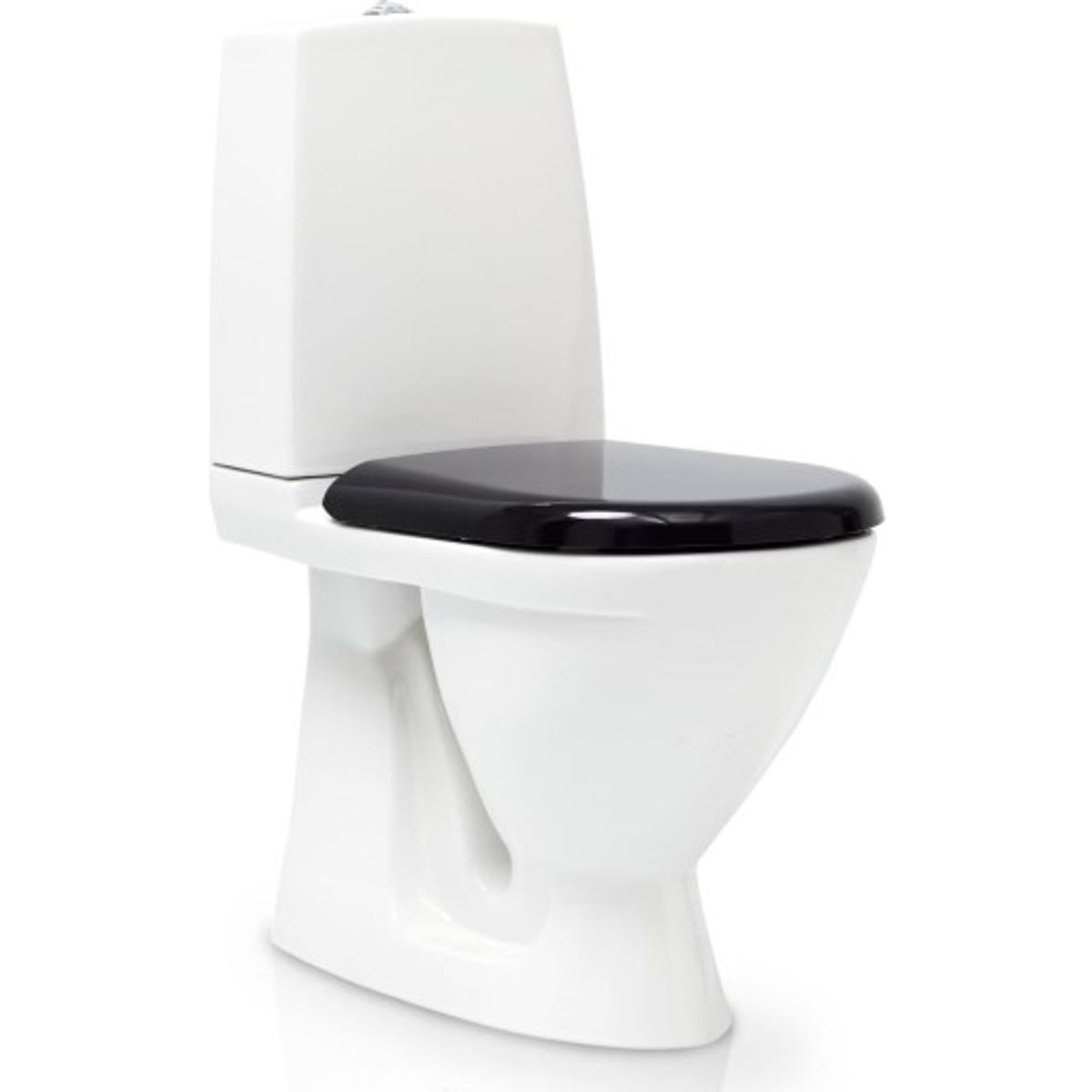 Svedbergs 9085 toilet, sort/hvid