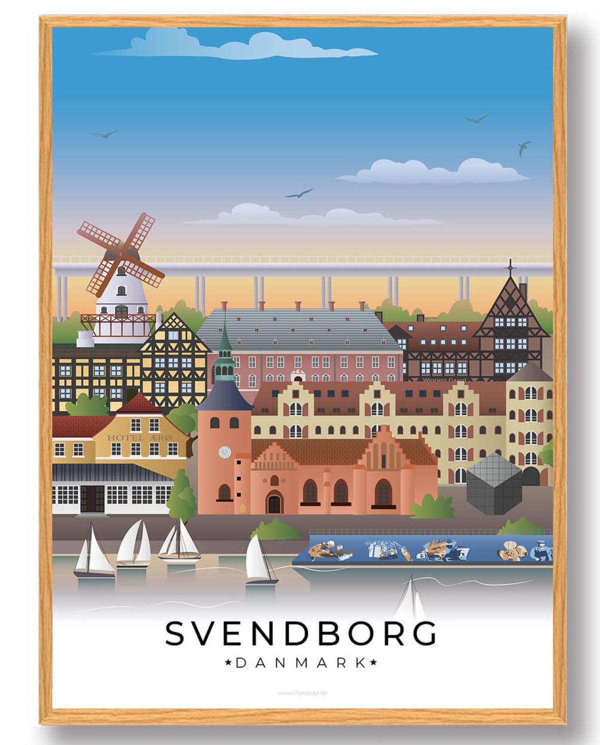 Svendborg plakat (RESTPARTI) (Størrelse: L - 50x70cm (B2))