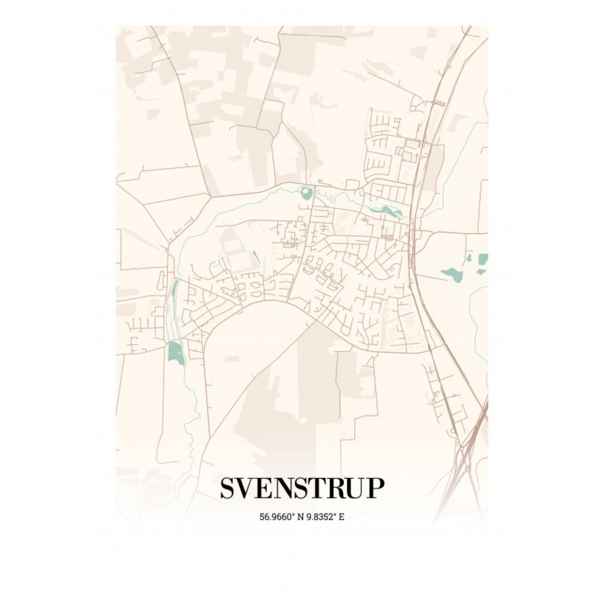 Svenstrup 30x42 cm (A3)