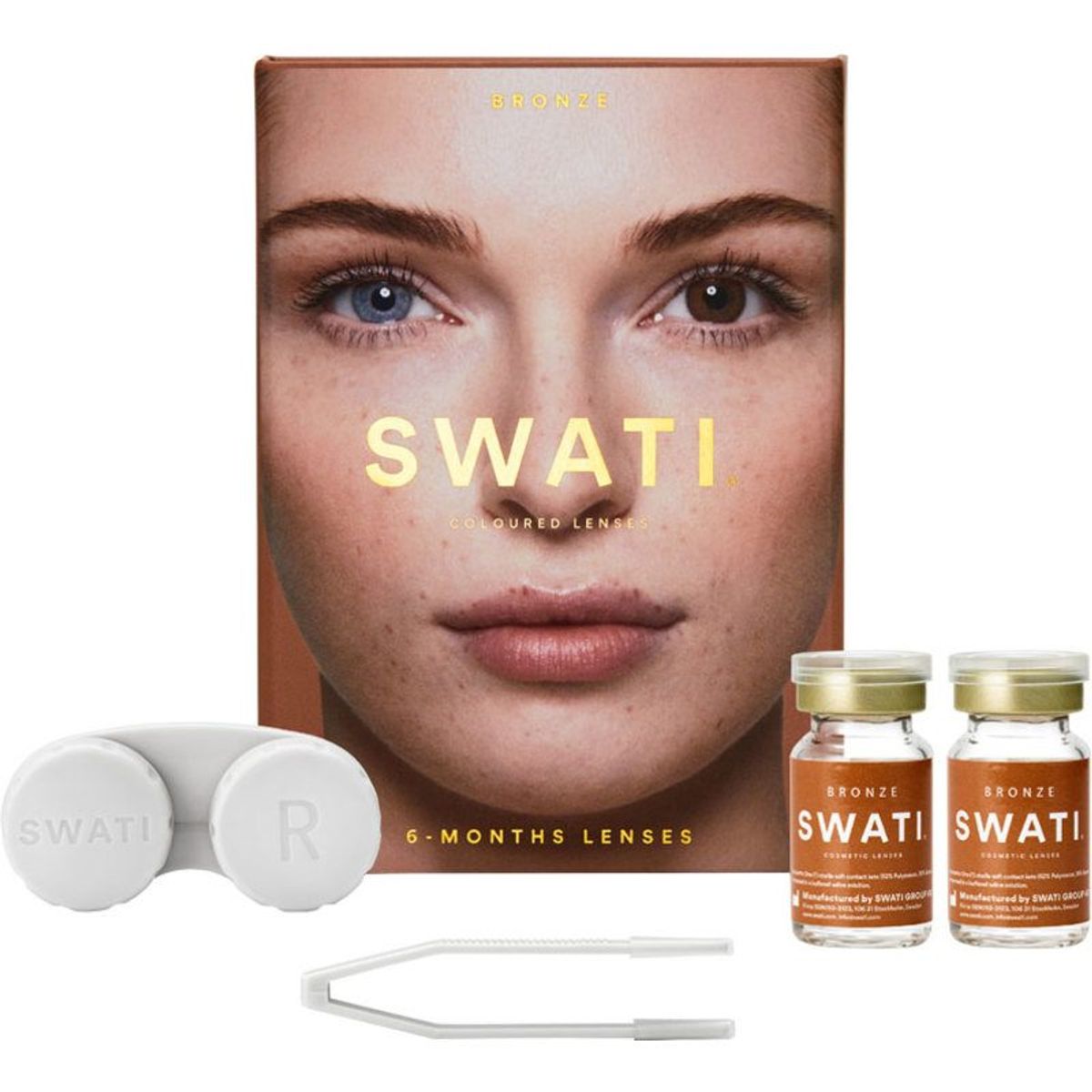 SWATI Cosmetics 6 Months Lenses - Bronze