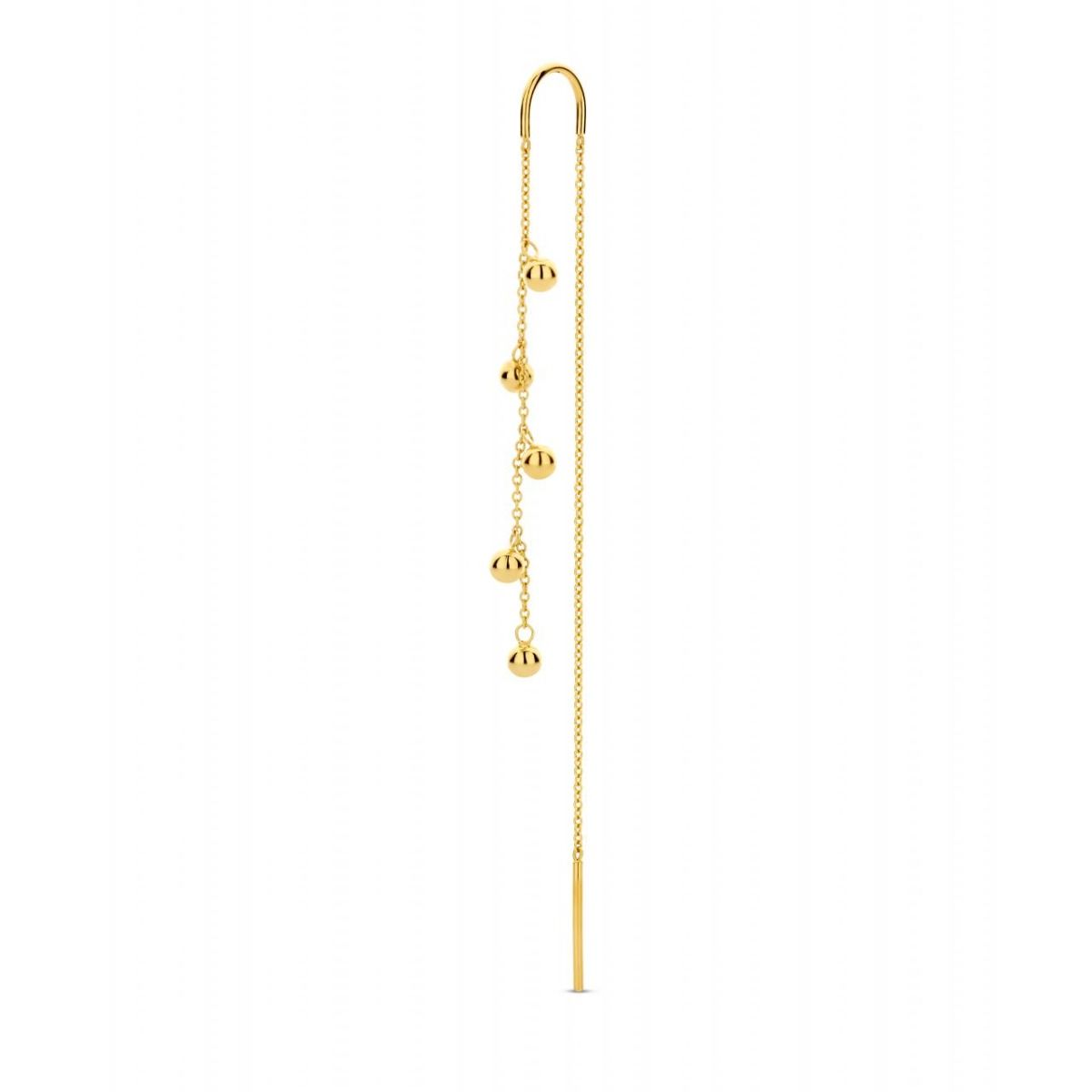 Sway Hanger 14 Karat Guld Ørering fra Spirit Icons