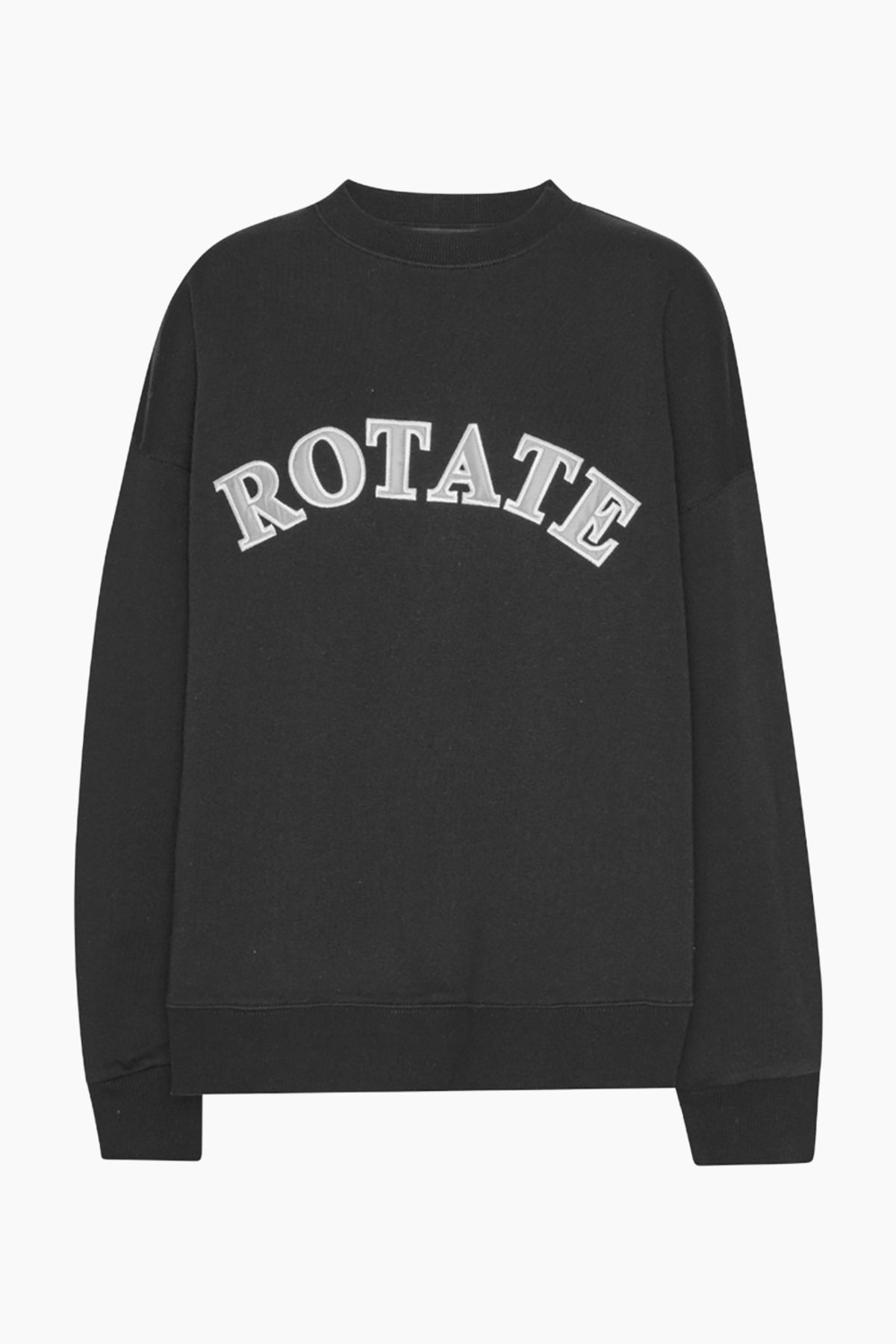 Sweat Logo Crewneck - Black - ROTATE - Sort S