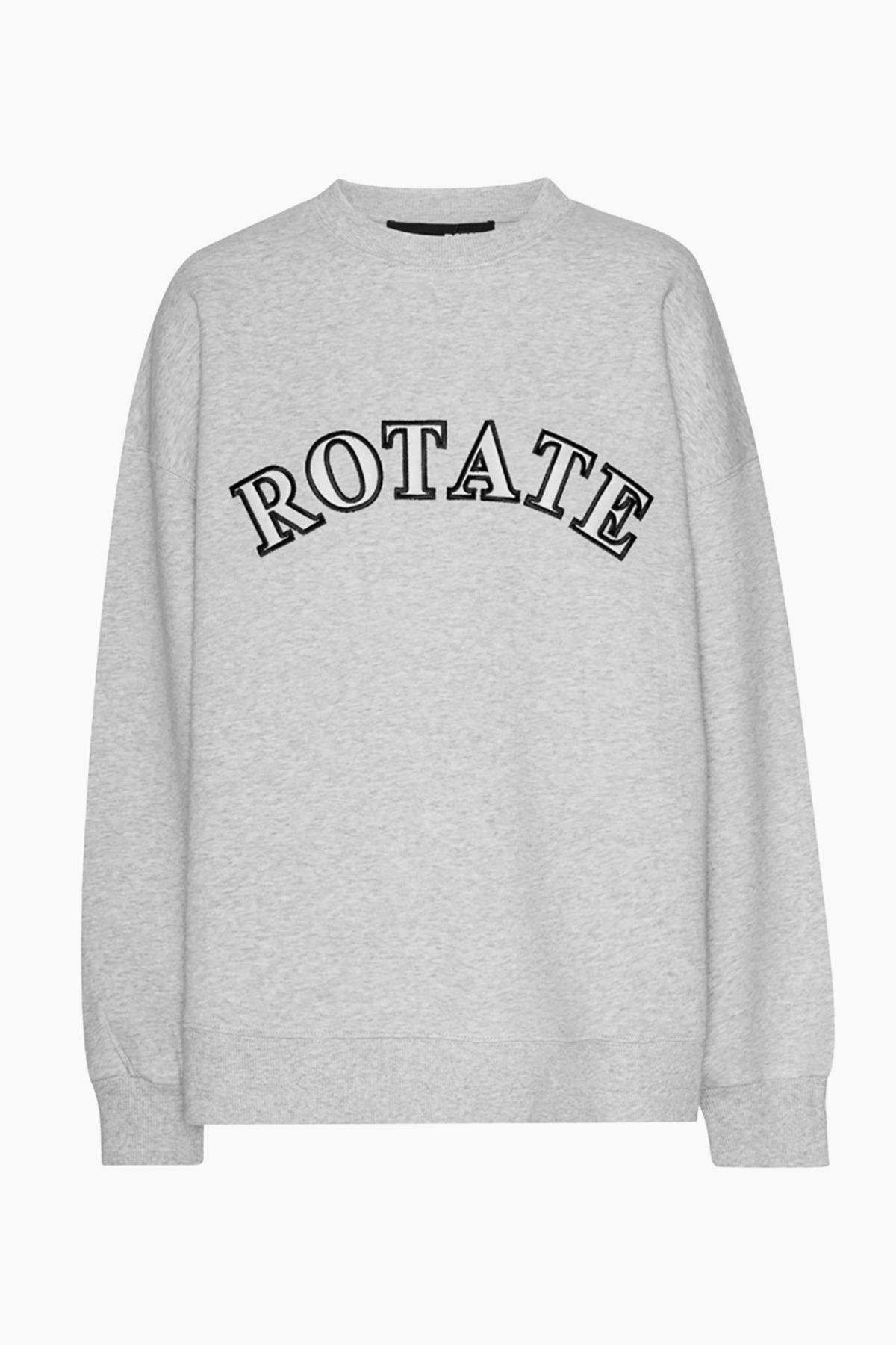 Sweat Logo Crewneck - Light Grey Melange - ROTATE - Grå XS