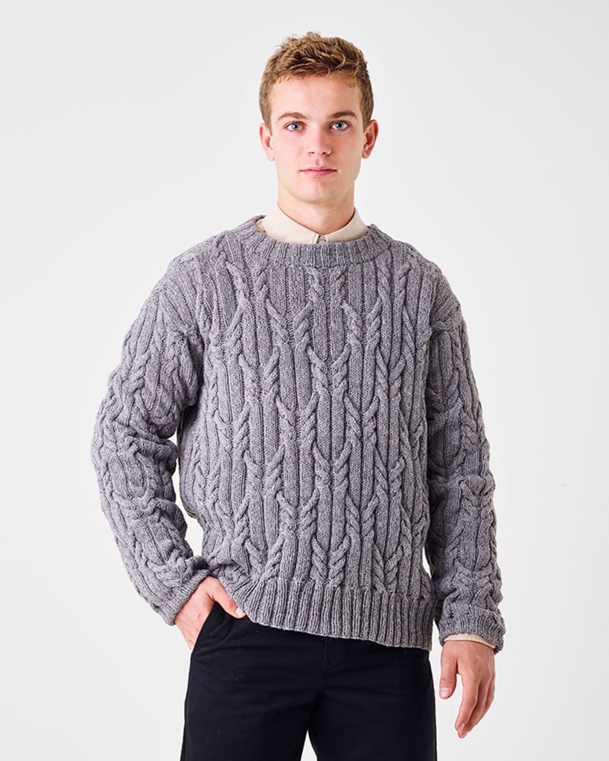 Sweater med snoninger