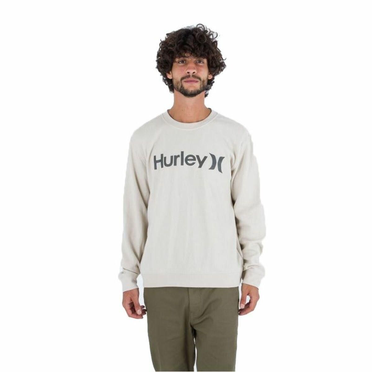 Sweaters uden Hætte til Mænd Hurley One&Only Solid Varm hvid S