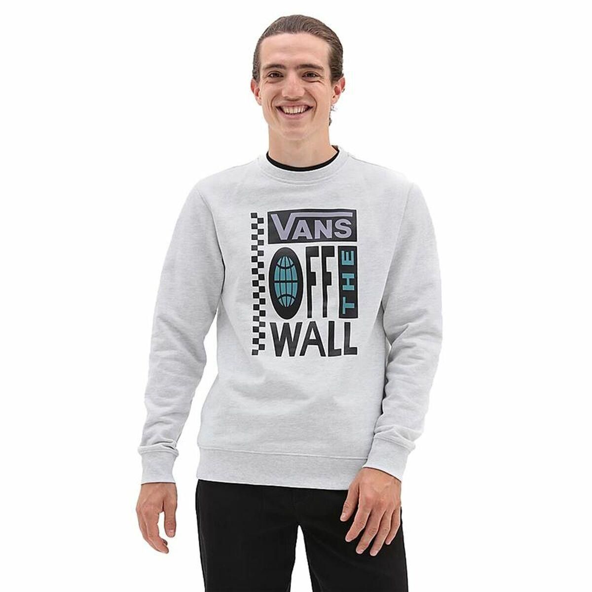 Sweaters uden Hætte til Mænd Vans Global Hvid L