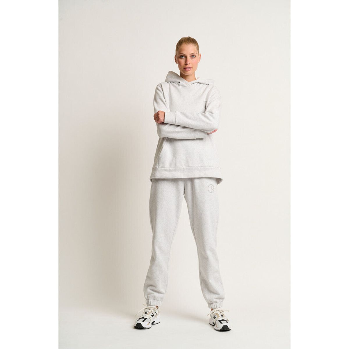 Sweatpants - Light Grey Melange - Bukser - M