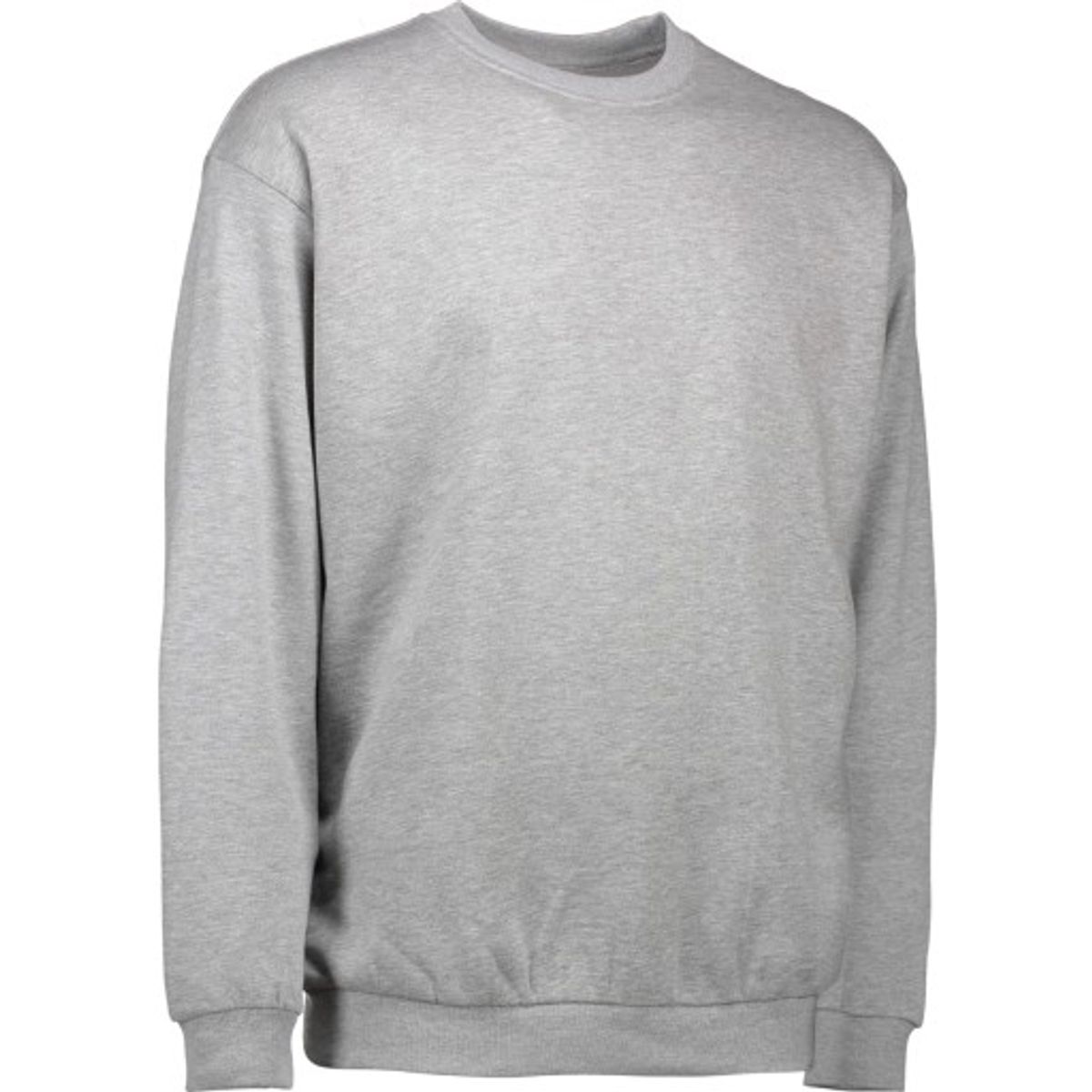 Sweatshirt, gråmelange, str. XL