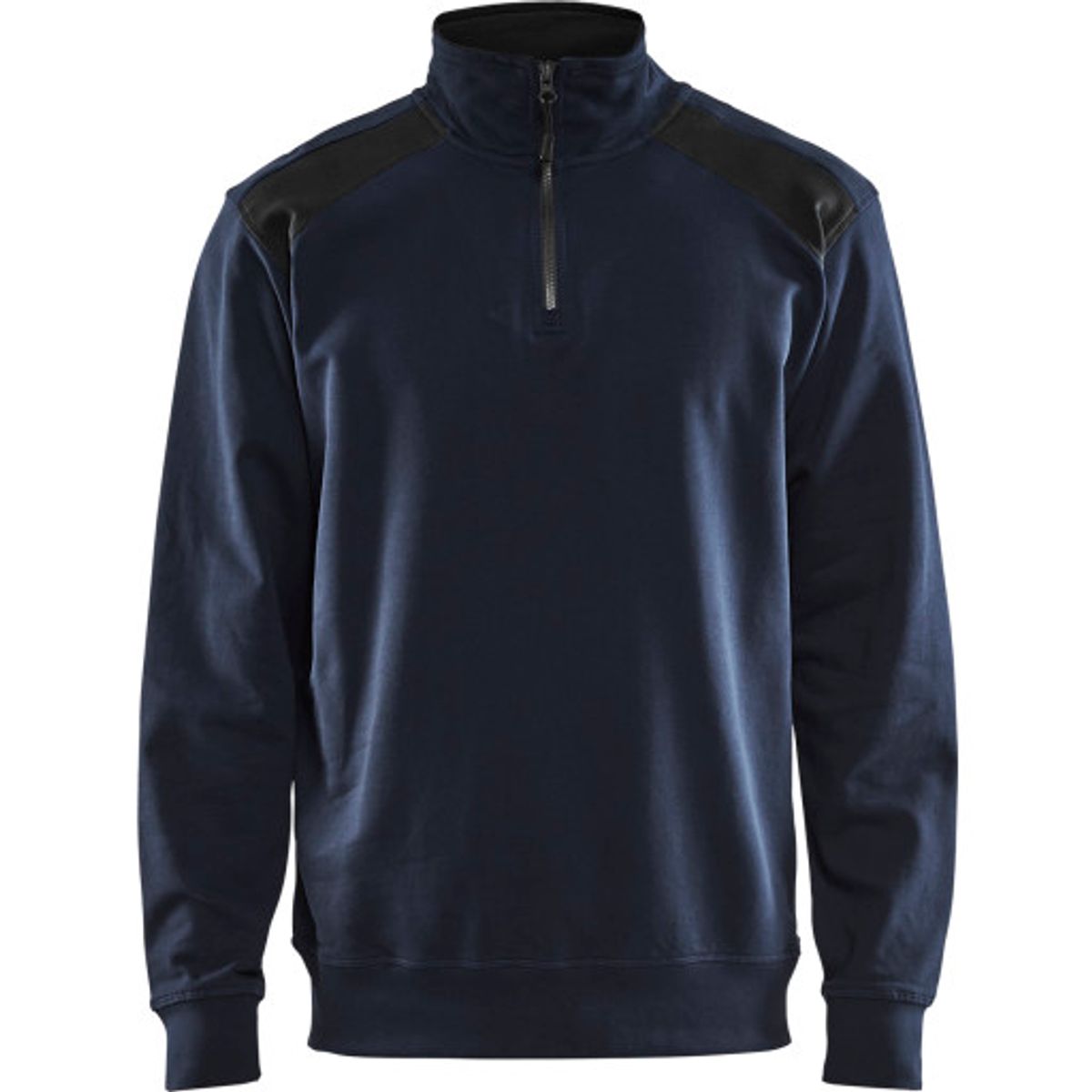 Sweatshirt half zip Mørk Marin