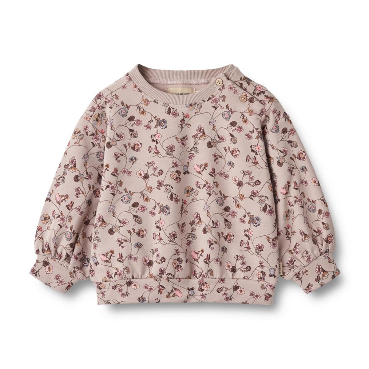 Sweatshirt langærmet Lia - Dry Rose Flower Vine - 74