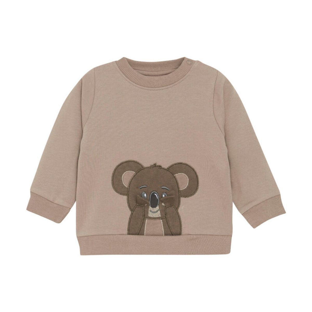 Sweatshirt langærmet - Taupe Gray - 68