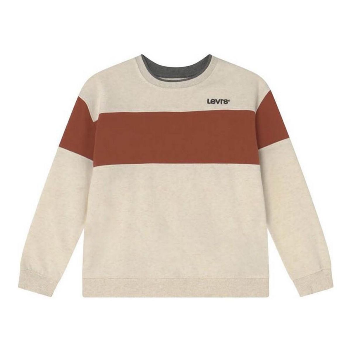 Sweatshirt til Børn Levi's Colorblock Crewneck 14 år