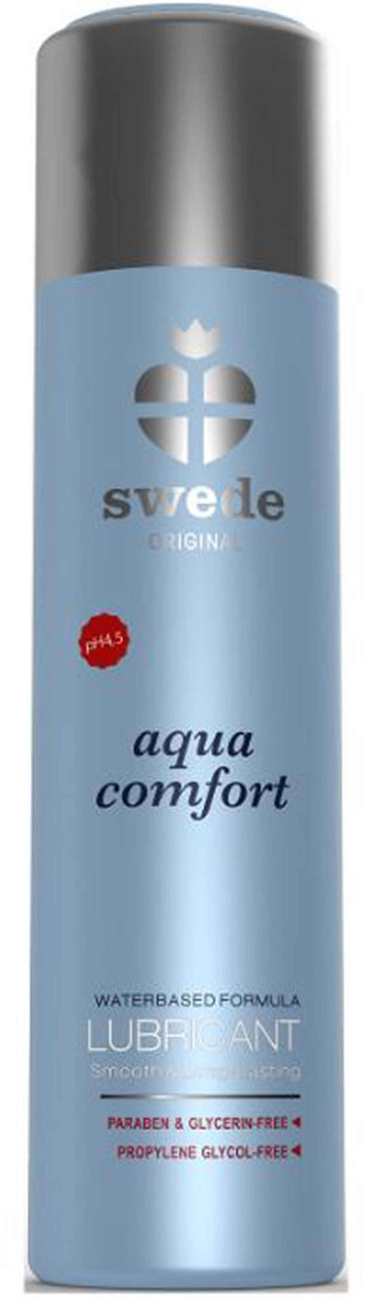 Swede original aqua comfort waterbased formula lubricant smooth & long-lasting 60ml