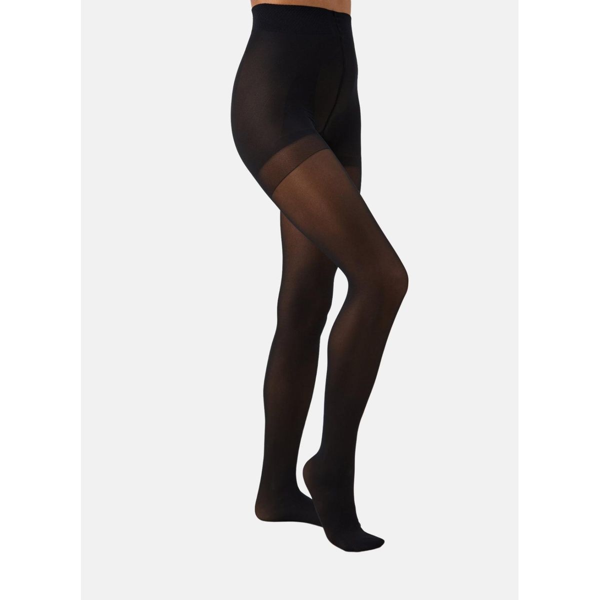 Swedish stockings | Anna control top thights (40 Denier) - 34 / Sort