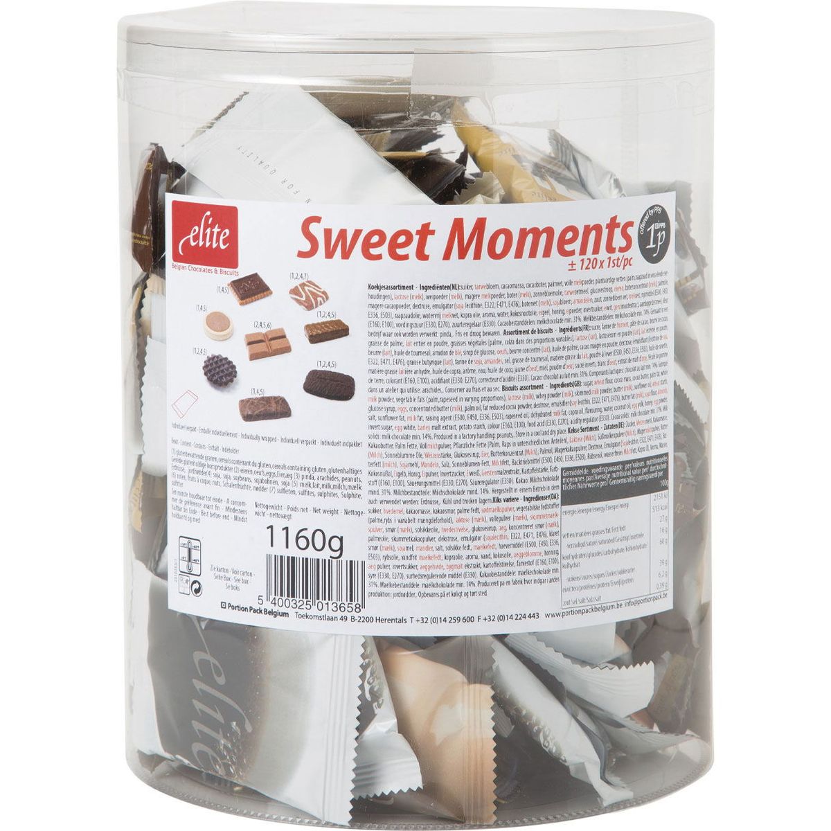 Sweet Moments kiks/chokolade 120 stk