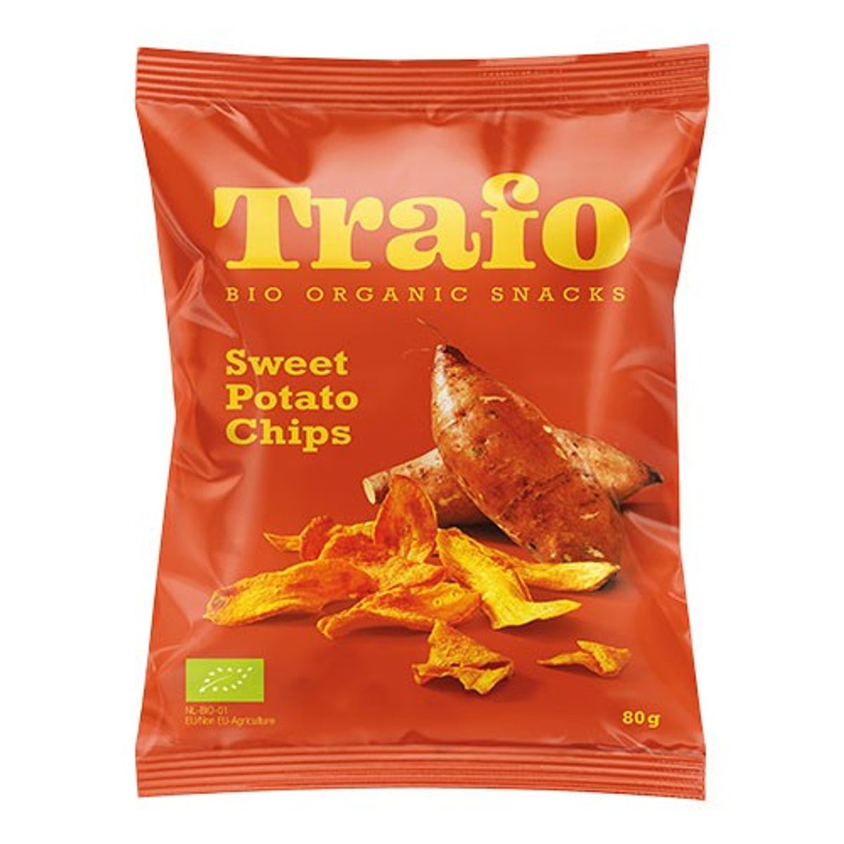 Sweet Potatoschips Økologisk - 80 gram