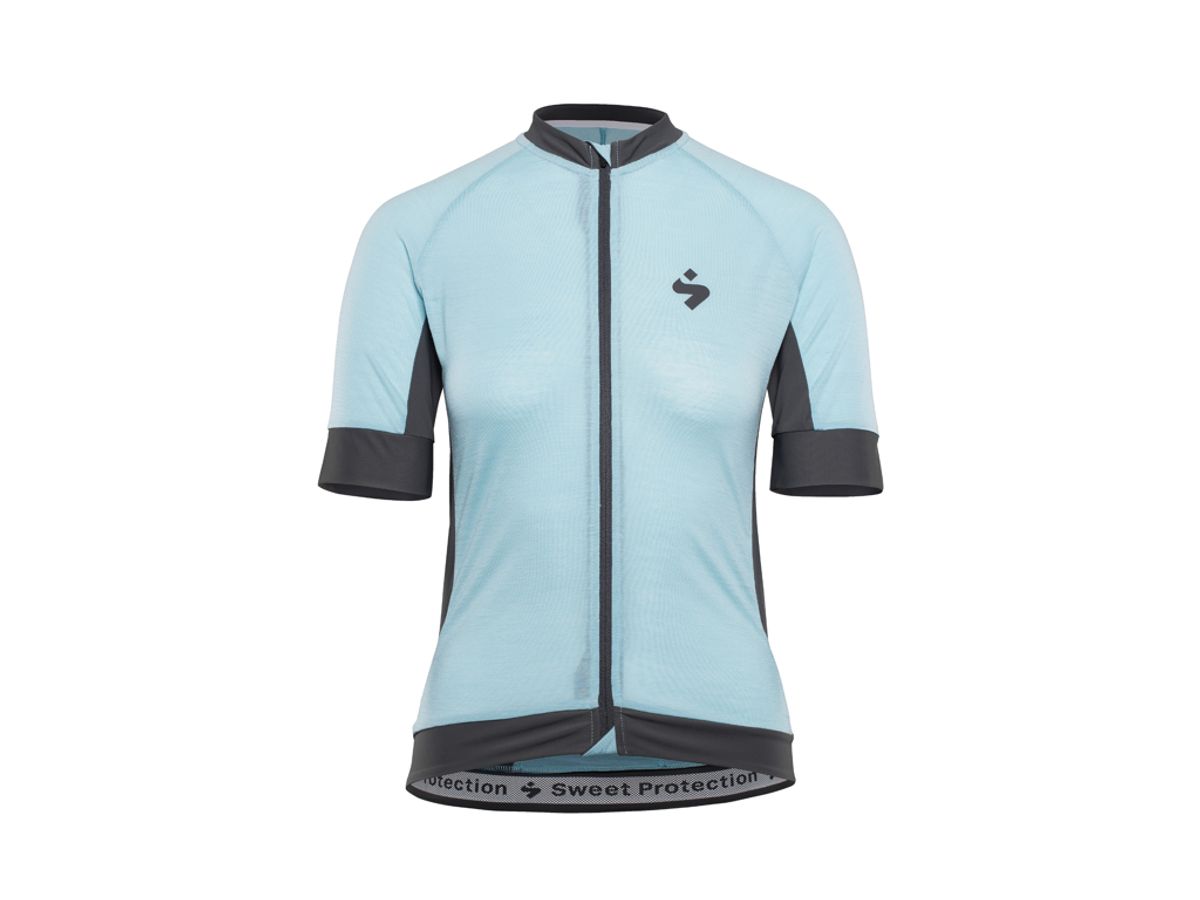 Sweet Protection Crossfire Merino Jersey W - Dame cykeltrøje - Isblå - Str. M