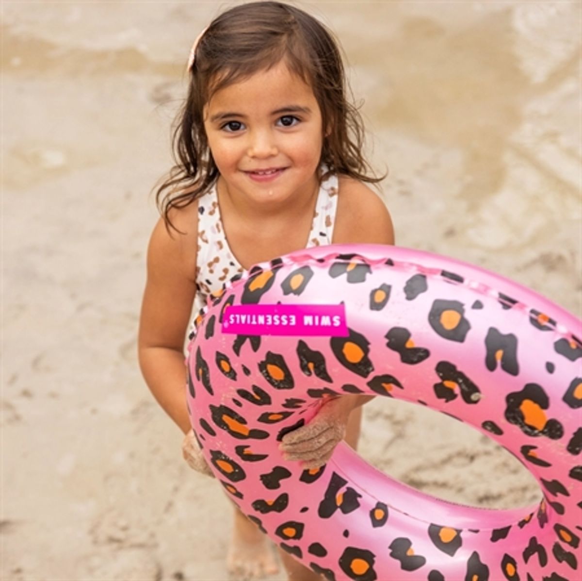 SWIM ESSENTIALS Badering Rose Gold Leopard Ø50