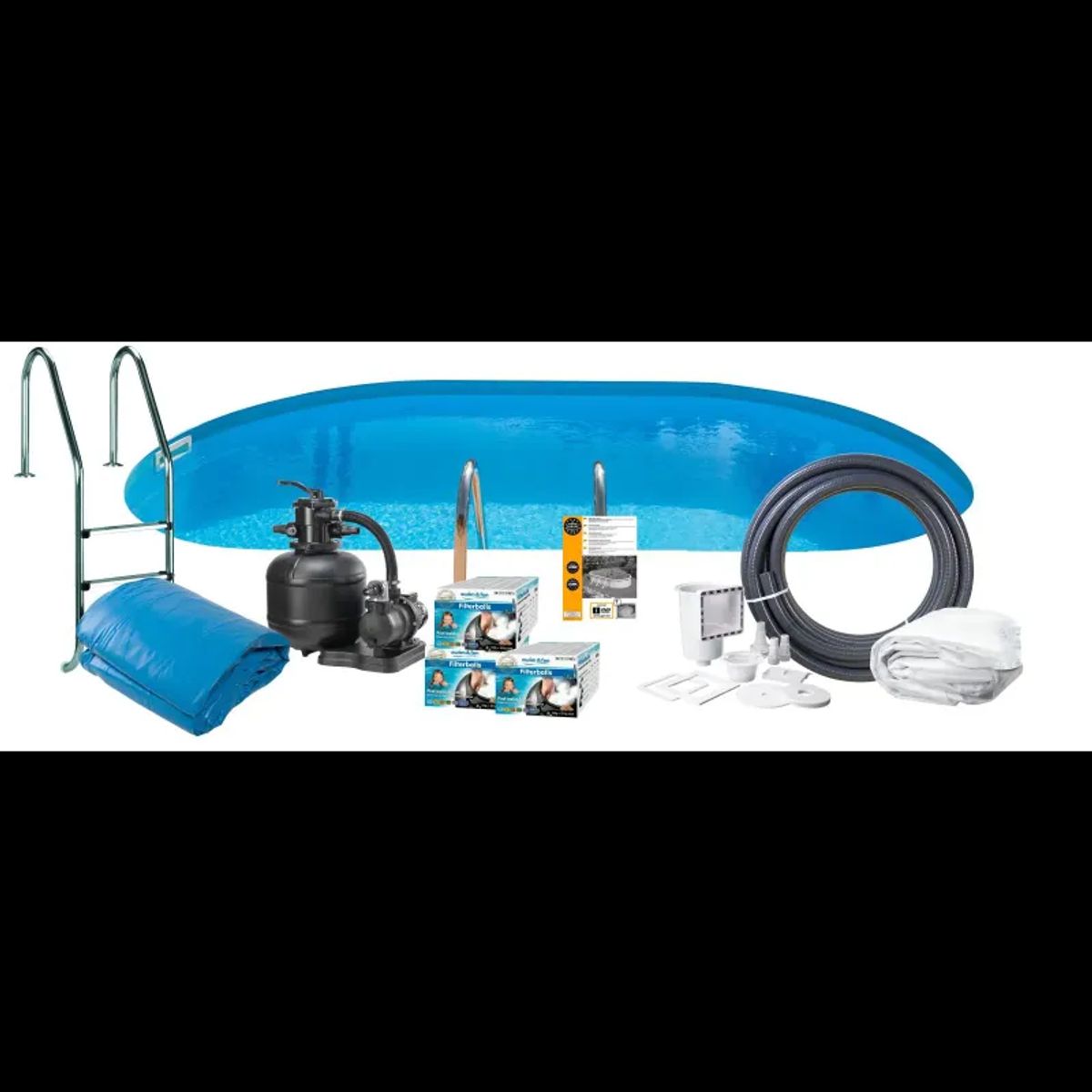 Swim & Fun Pool Basic InGround 150 800x400 cm - 2784