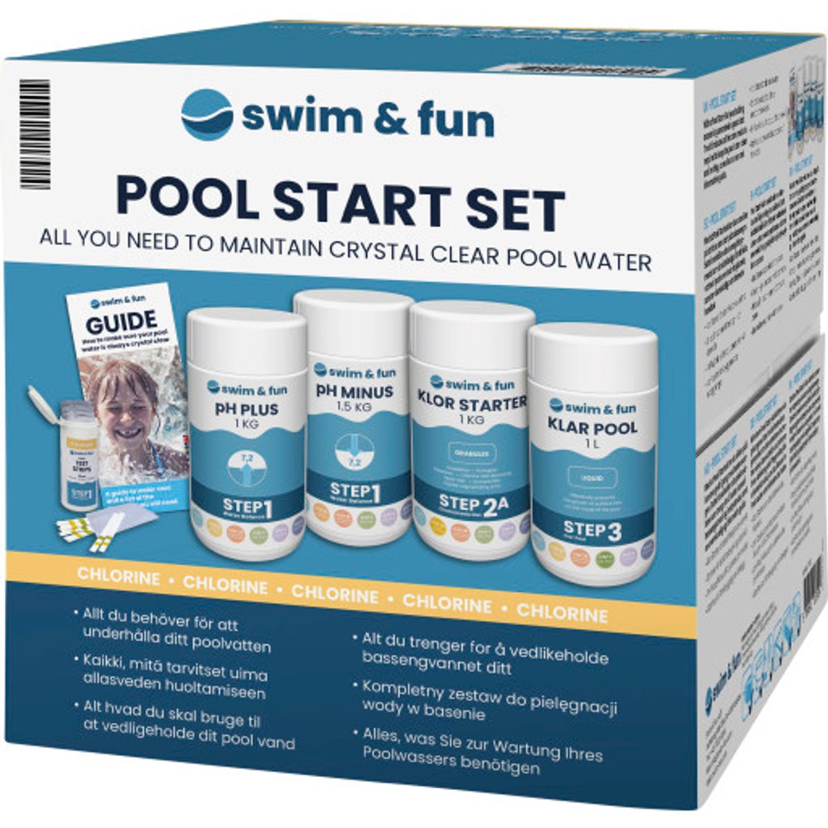 Swim & Fun pool klor startsæt