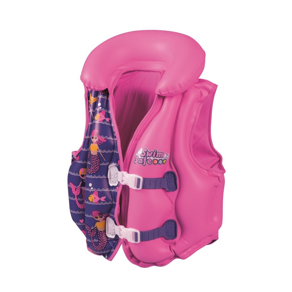 Swim Safe Oppustelig Vest Deluxe (stof foer) 3-6 år, havfrue