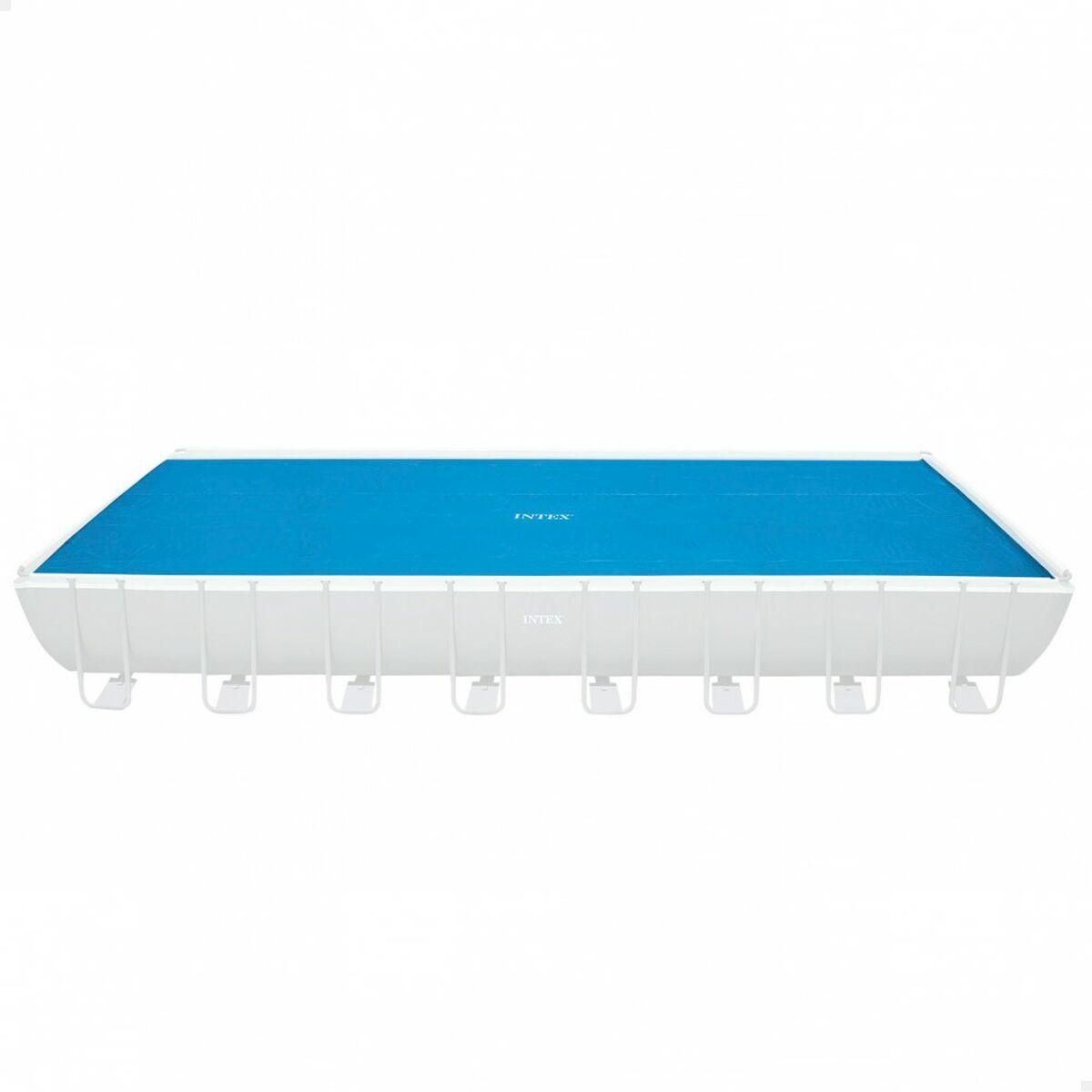 Swimmingpool Cover Intex 28018 Rektangulær Solar 975 x 488 cm