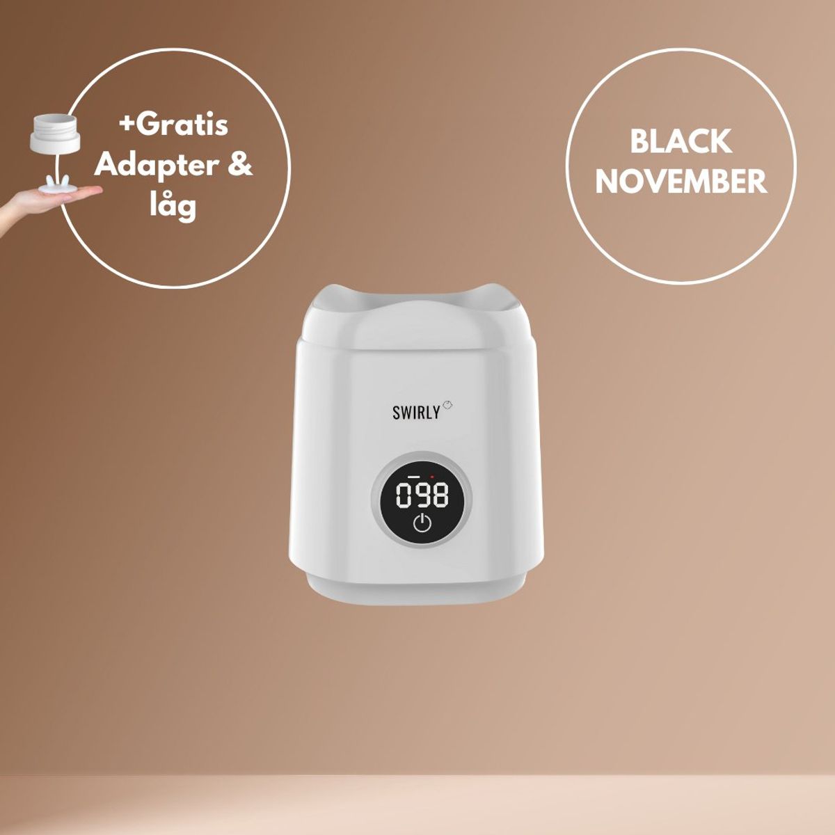 Swirly Flaskevarmer pro - Gratis MAM adapter