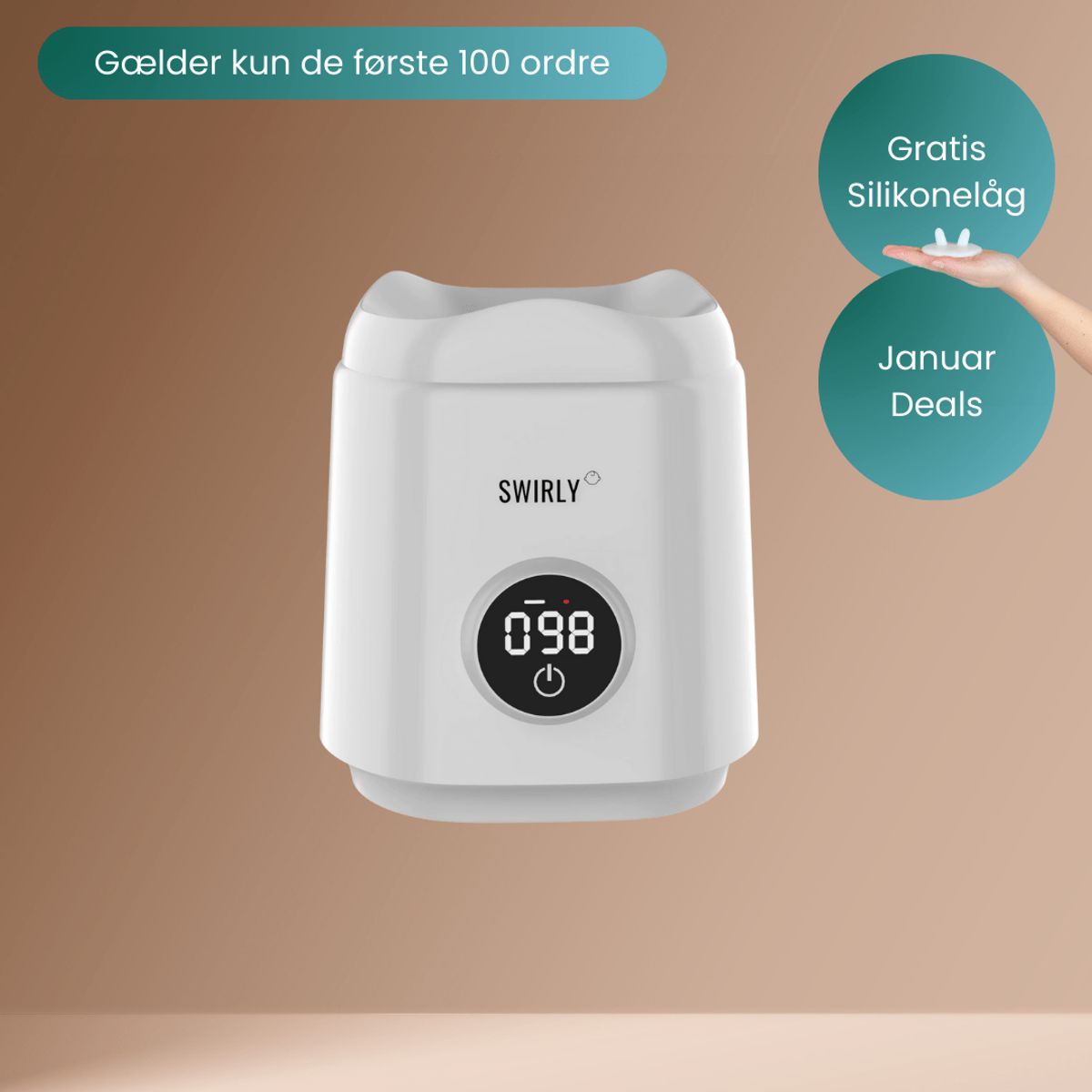 Swirly Flaskevarmer pro - Gratis MAM adapter