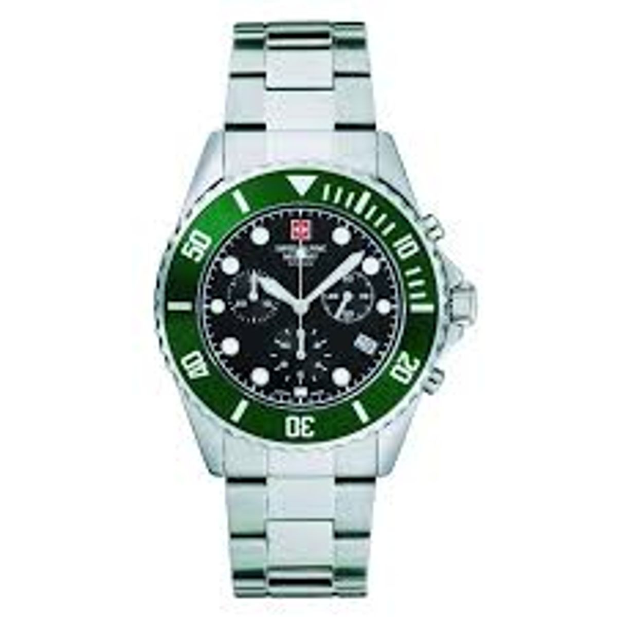 Swiss Alpine Milietary Master Diver Green Herreur