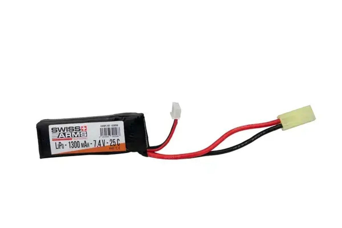 Swiss Arms 7,4V, 1300 mAh, LiPo Batteri