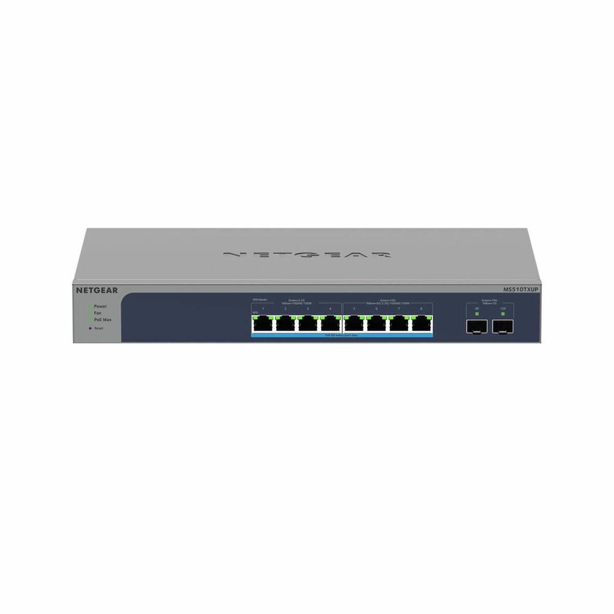 Switch Netgear MS510TXUP-100EUS Blå