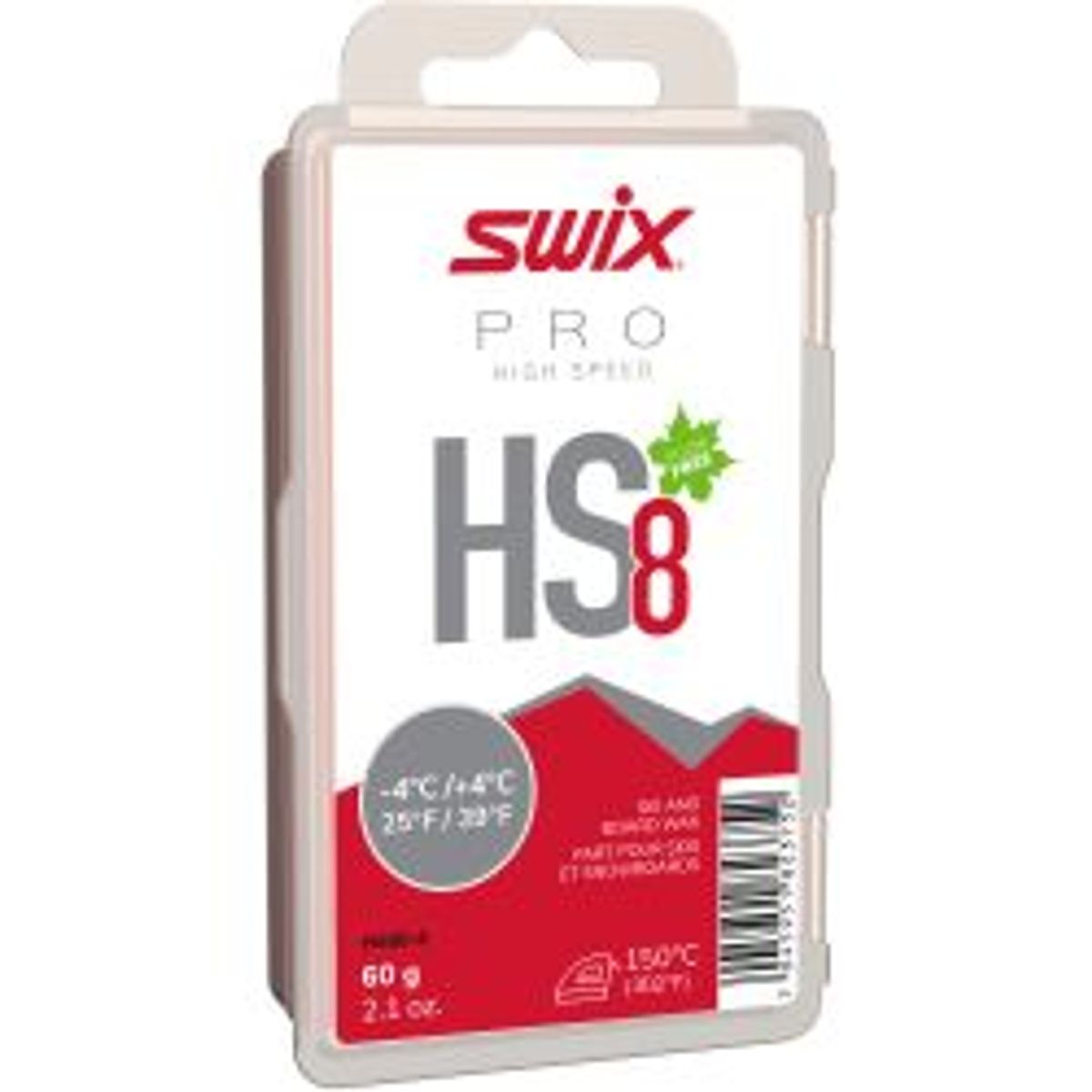 Swix Hs8 Red, -4c/+4c, 60g - Skiudstyr