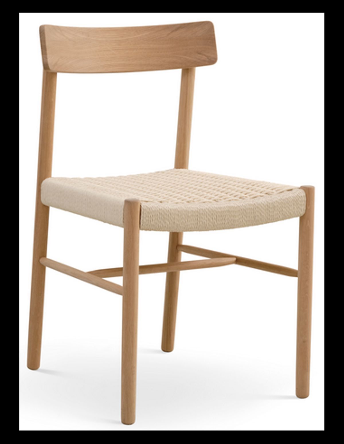 Syd spisebordsstol i egetræ og rattan H79,9 cm - Eg/Natur