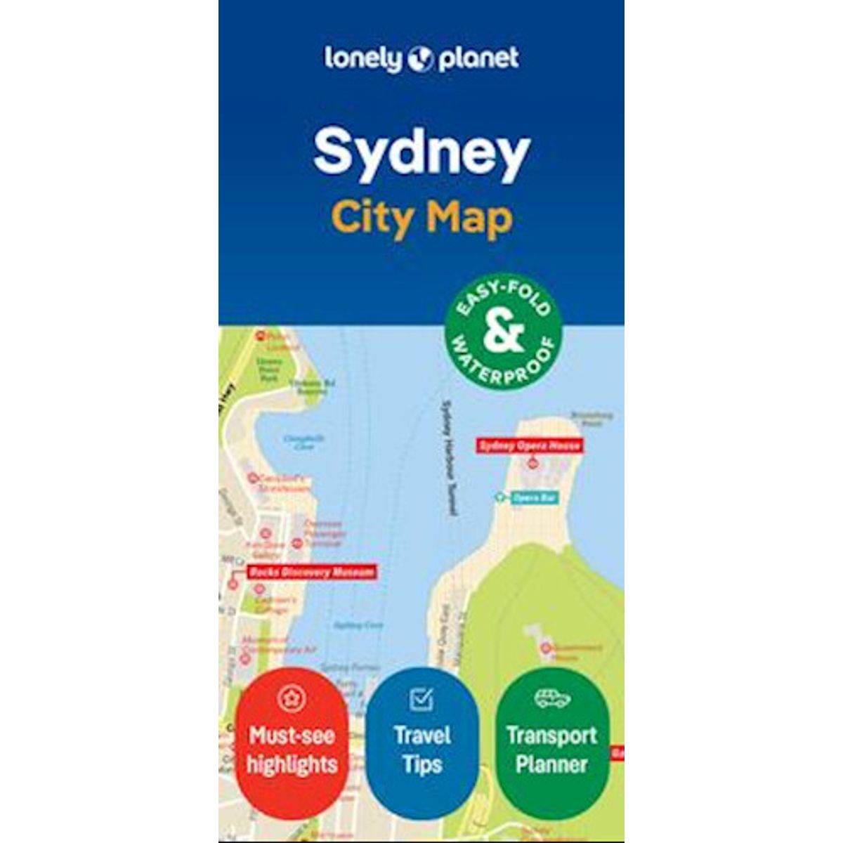 Sydney City Map - Lonely Planet - English Book