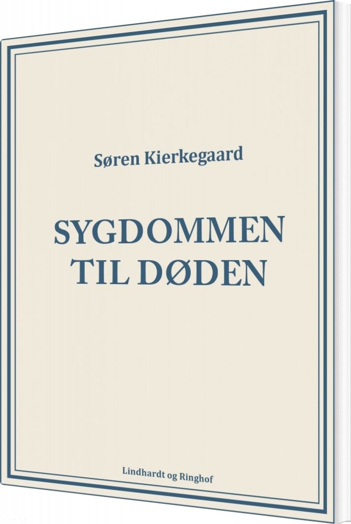 Sygdommen Til Døden - Søren Kierkegaard - Bog